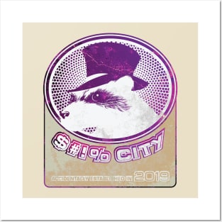 $#!% City (purple) Posters and Art